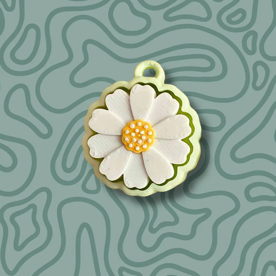 Flor clicker con relieve